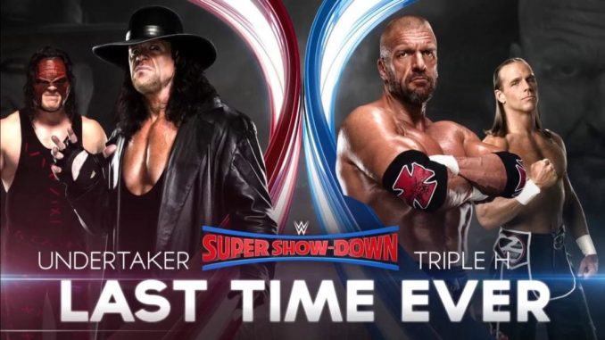 Wwe Super Show Down Report Feat The Undertaker Vs Triple H