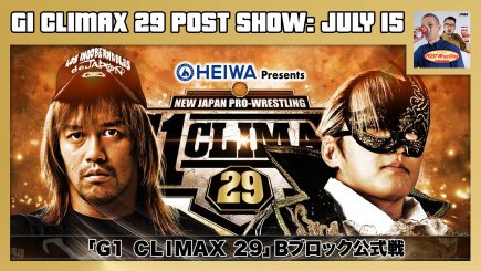 John Pollock & Wai Ting review every tournament match from NJPW's G1 Climax 29. Day 4 (July 15) is headlined by Tetsuya Naito vs. Taichi and Tomohiro Ishii vs. Jay White.