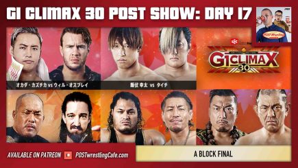 G1 Climax 30 POST Show: Day 17 – A Block Final