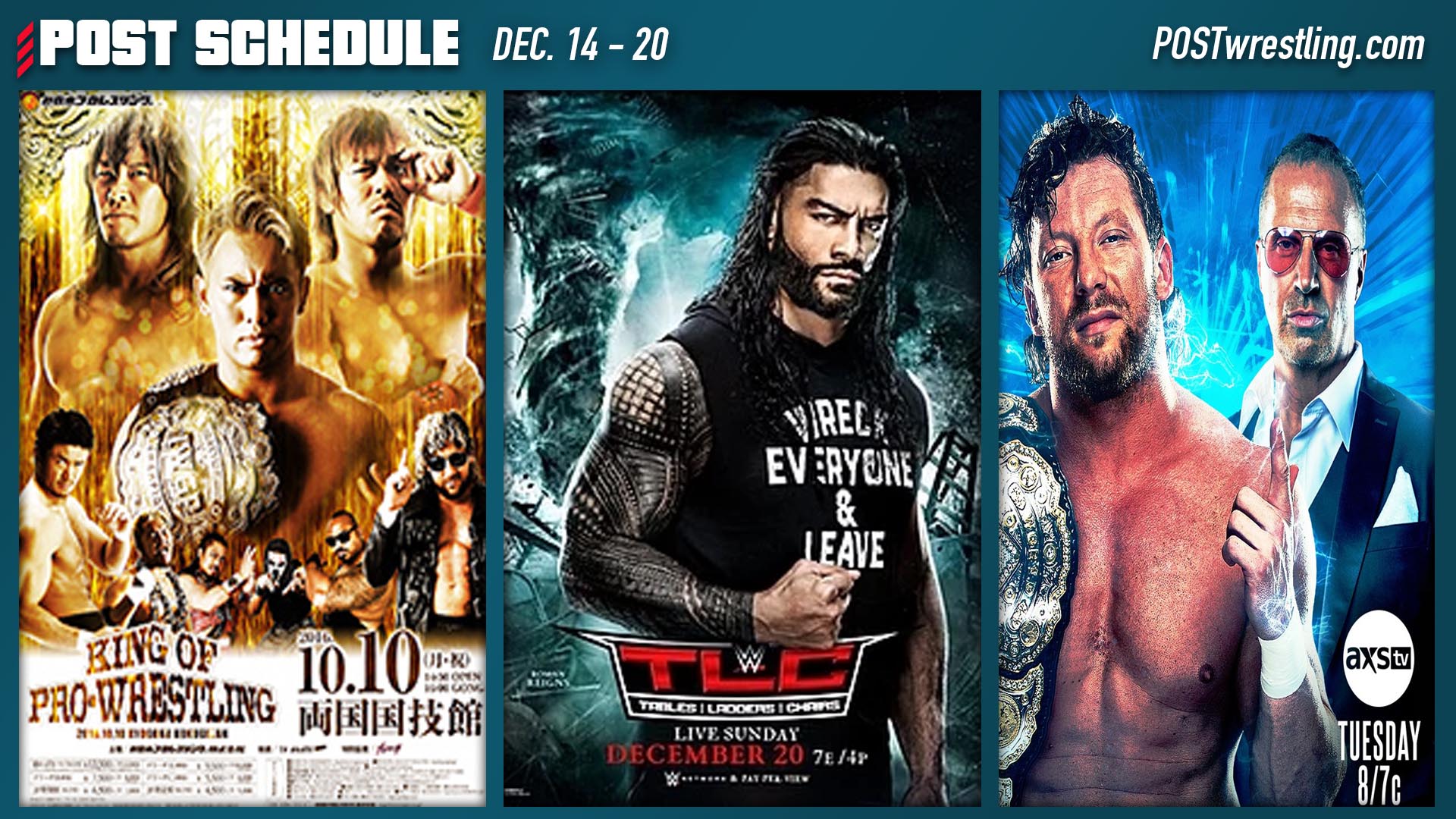 POST SCHEDULE WWE TLC, IMPACT Review, ASKAWAI, KOPW 2016