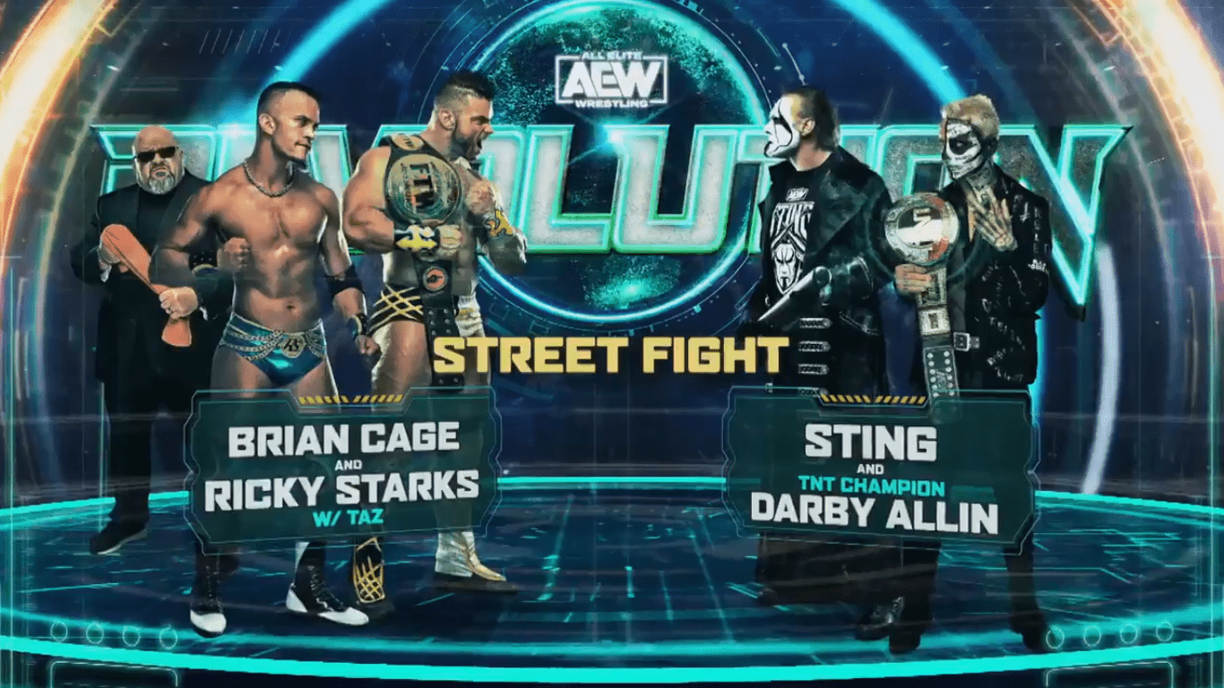 Sting & Darby Allin vs. Brian Cage & Ricky Starks set for AEW Revolution