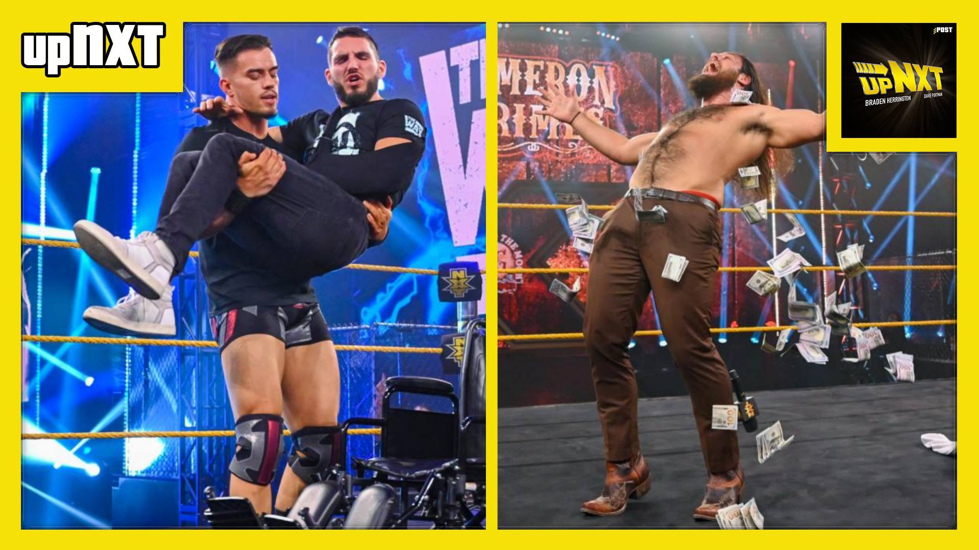 upNXT 2/10/21 Kiss My Grits POST Wrestling WWE AEW NXT NJPW