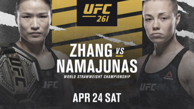 UFC 261 Report: Namajunas knocks out Zhang to win UFC Strawweight Championship