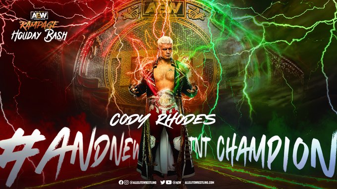 AEW Rampage Notes: Cody Rhodes regains TNT title, NYE Rampage card to ...