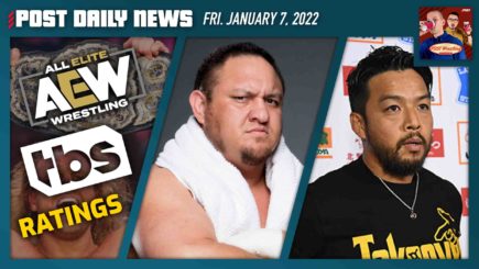 POST News 1/7: AEW-TBS ratings, Samoa Joe released, KENTA injured