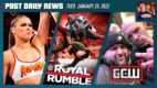 POST News 1/25: Ronda Rousey, Royal Rumble, Siino talks GCW (Live at 1pm ET)