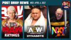 Raw After Mania ratings, AEW Dynamite tonight, NXT 2.0 | POST News 4/6