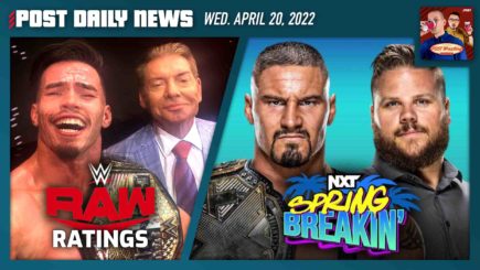 Raw Ratings, NXT 2.0, Dynamite Preview | POST News 4/20
