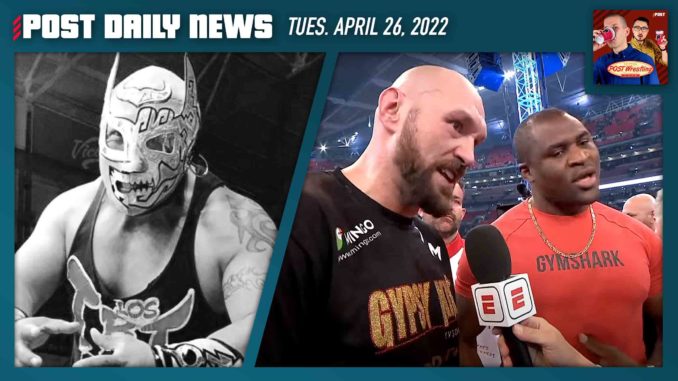 John Pollock and Wai Ting discuss the passing of Toro Bill Jr., Tyson Fury & Francis Ngannou, the returns of Asuka & Ali, SmackDown/Rampage ratings and more.