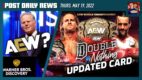 No AEW at Warner-Discovery Upfronts? Double or Nothing Updated Card | POST News 5/19