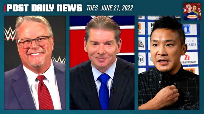 Bruce Prichard, Vince settles XFL lawsuit, KUSHIDA returns to NJPW | POST News 6/21