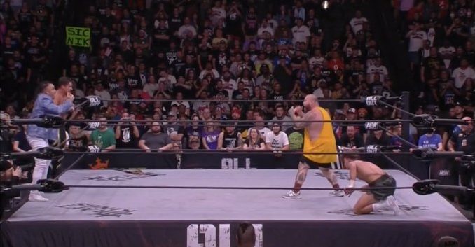 Action Bronson gets physical at AEW All Out, saves HOOK from Matt Menard &  Angelo Parker