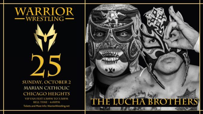 Warrior Wrestling changes card for 10/2, The Lucha Bros. and