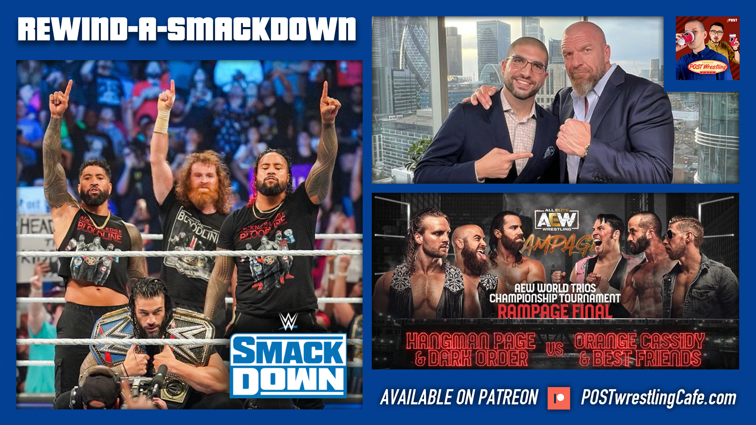 LIVE at 11 p.m. ET: WWE SmackDown & AEW Rampage 9/2/22 POST Show - POST...