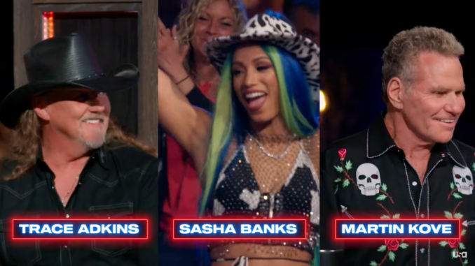 Sasha Banks advertised for USA Network's 'Barmageddon' game show