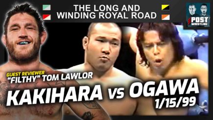 ”Filthy” Tom Lawlor reviews Yoshinari Ogawa vs. Masahito Kakihara (1/15/99) | L&WRR #29
