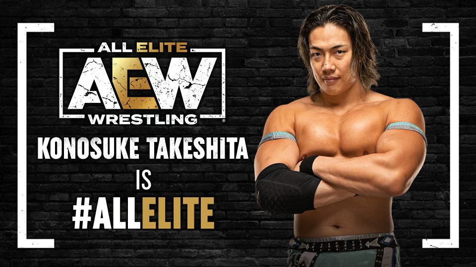 Konosuke Takeshita signs with All Elite Wrestling
