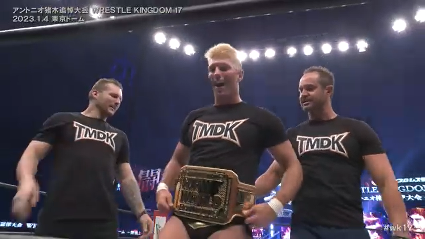 Zack Sabre Jr. becomes inaugural NJPW World TV Champion at Wrestle Kingdom  17, joins TMDK