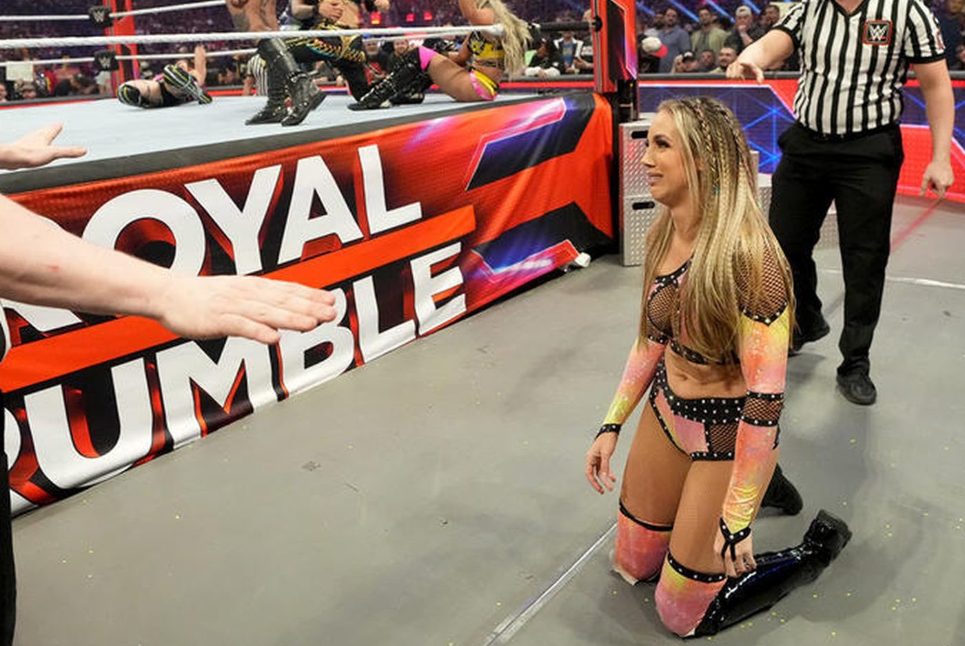 Chelsea Green reflects on return to WWE at Royal Rumble, says she'd like to  see NXT's Tiffany Stratton on main roster
