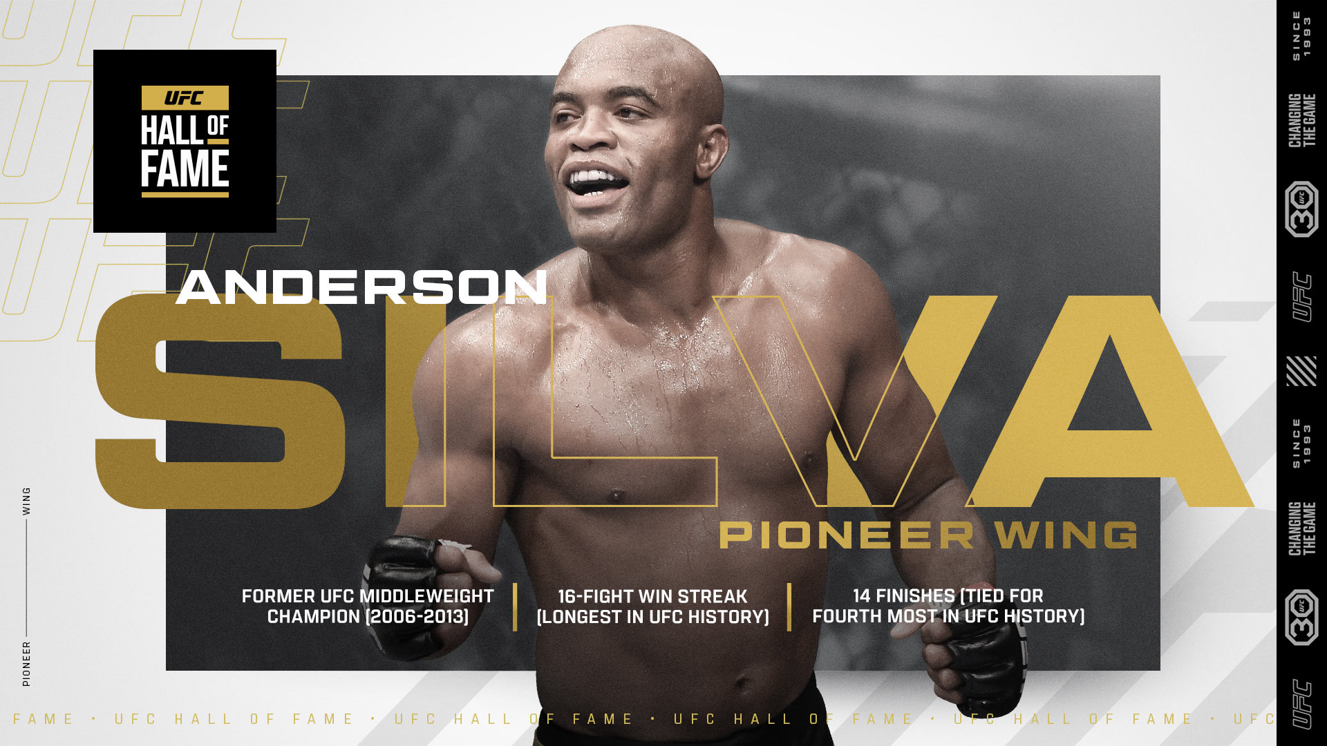 Anderson Silva added to the UFC Hall of Fame class