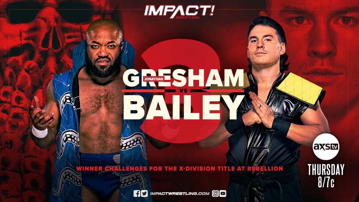 IMPACT announces Mike Bailey vs. Jonathan Gresham for XDivision Title shot