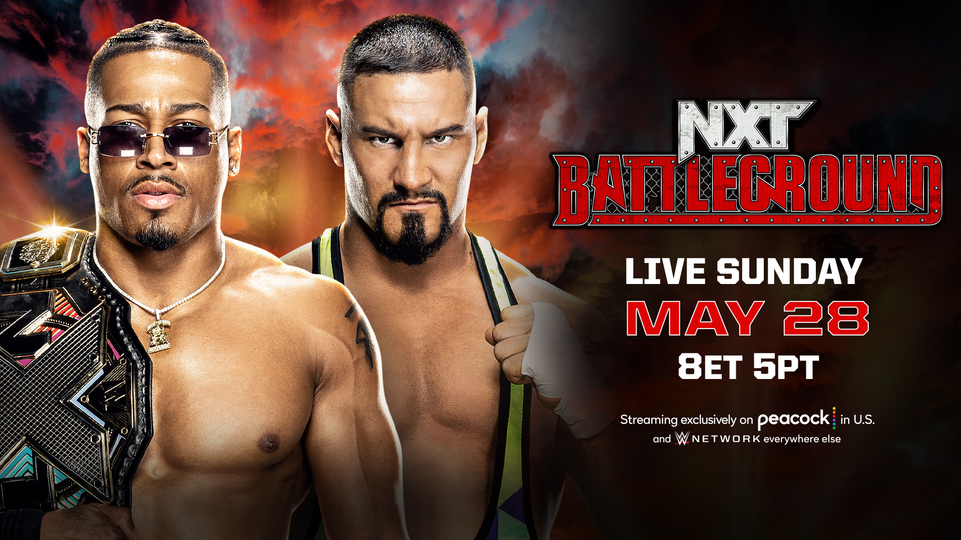 NXT Battleground 2023 Results Bron Breakker vs. Carmelo Hayes, Tiffany