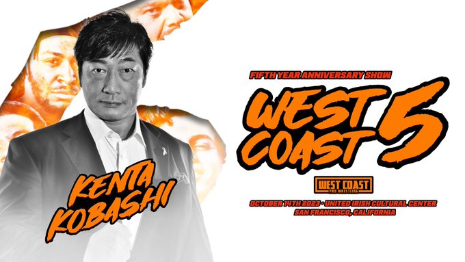 Kenta Kobashi To Appear At West Coast Pro Wrestling S October 14th Event 