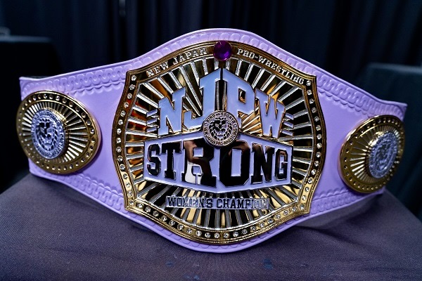 NJPW STRONG Women’s Championship belt revealed at Resurgence Presser