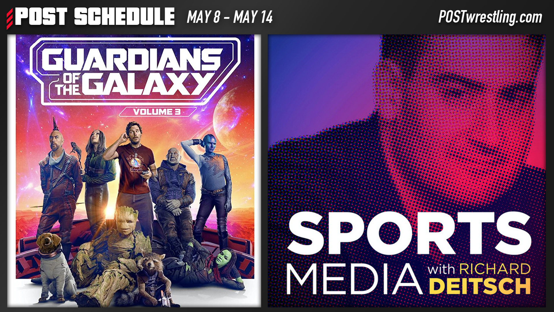 POST SCHEDULE Guardians of the Galaxy Vol. 3, Sports Media Reporter