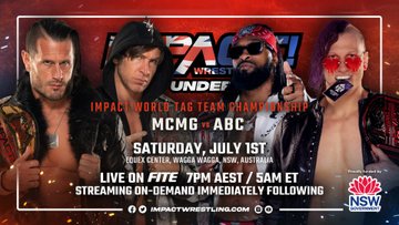 Seven matches added to IMPACT Wrestling's Down Under tour