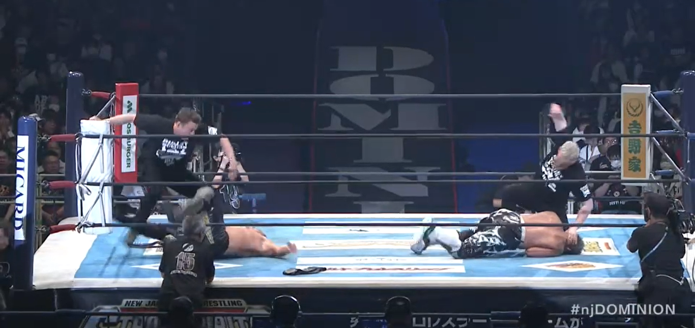 Bishamon captures IWGP & NJPW STRONG Tag Team Championships, attacked