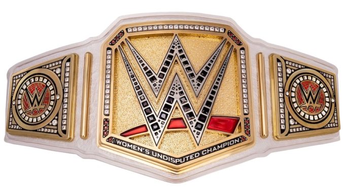 New WWE Women's Championship belt presented to Asuka