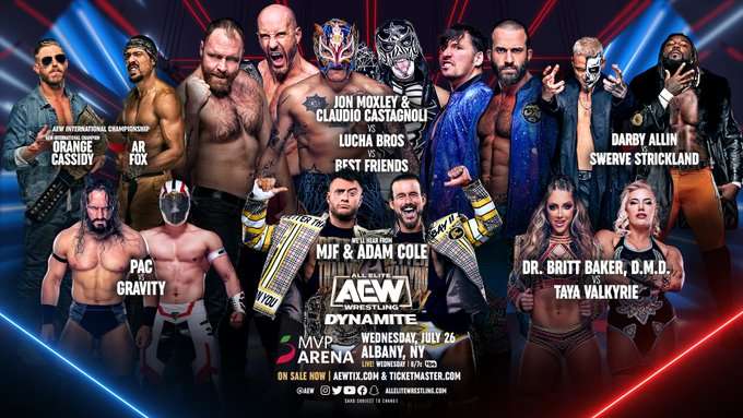 AEW Dynamite Results: AR Fox Joins Mogul Embassy, BCC vs. Lucha