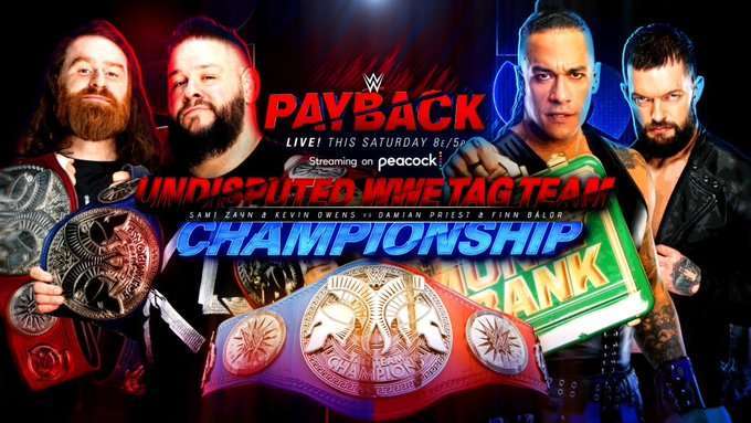 Undisputed WWE Tag Team Championship match added to Payback