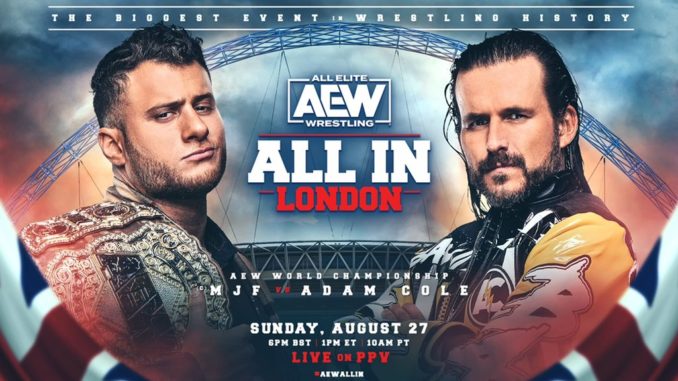 MJF vs. Adam Cole for AEW World Championship set for All In
