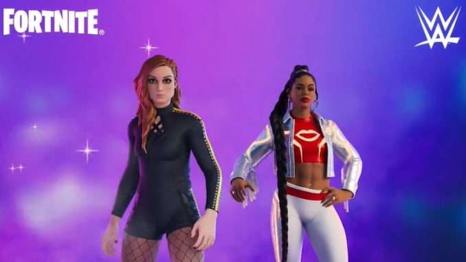 WWE x Fortnite: Bianca Belair, Becky Lynch, Cosmetics, And More - GINX TV