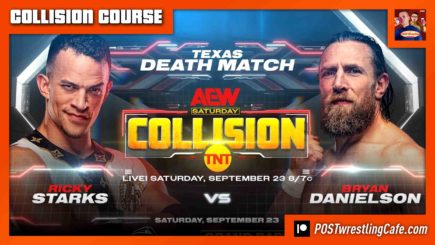 John Siino returns to join Kate From MTL as they review AEW Collision featuring Bryan Danielson vs. Ricky Starks in a Texas Death Match.