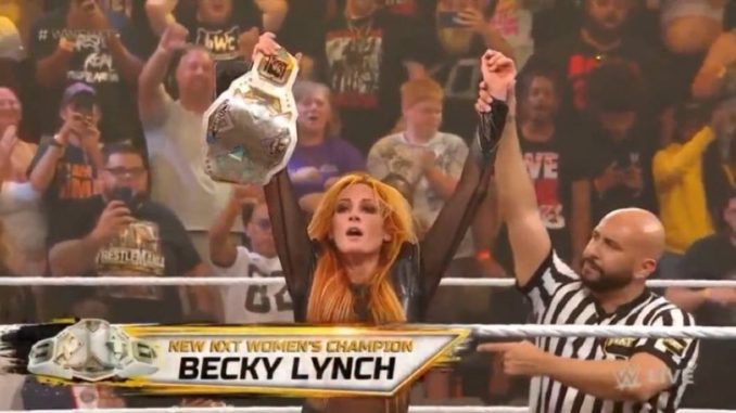 WWE NXT, 12 Sep 2023: Becky Lynch Claims Women's Championship