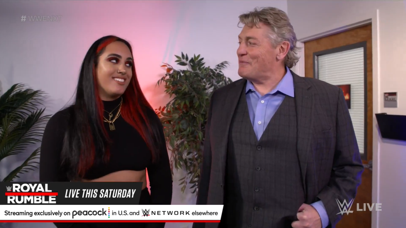 William Regal appears on 1/23 WWE NXT, acknowledges Ava as new NXT GM