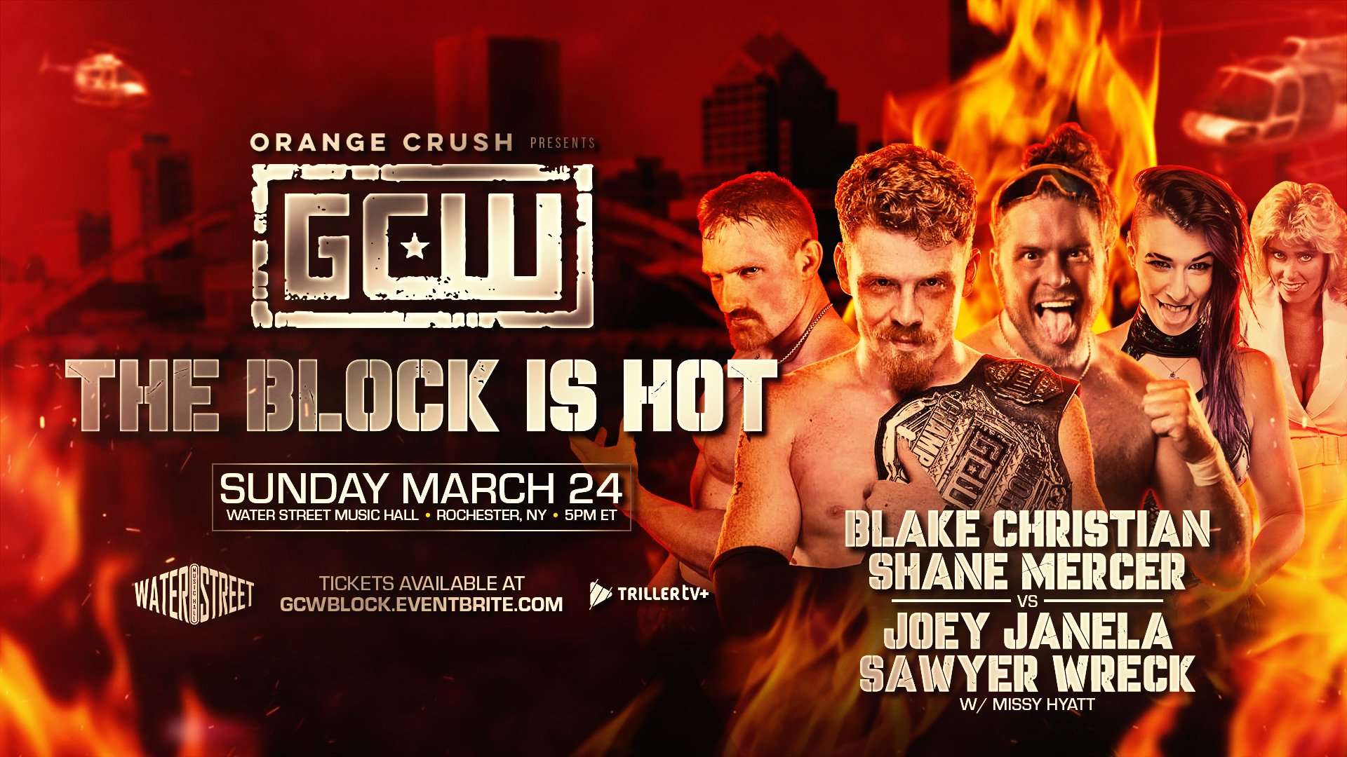 GCW The Block is Hot Results