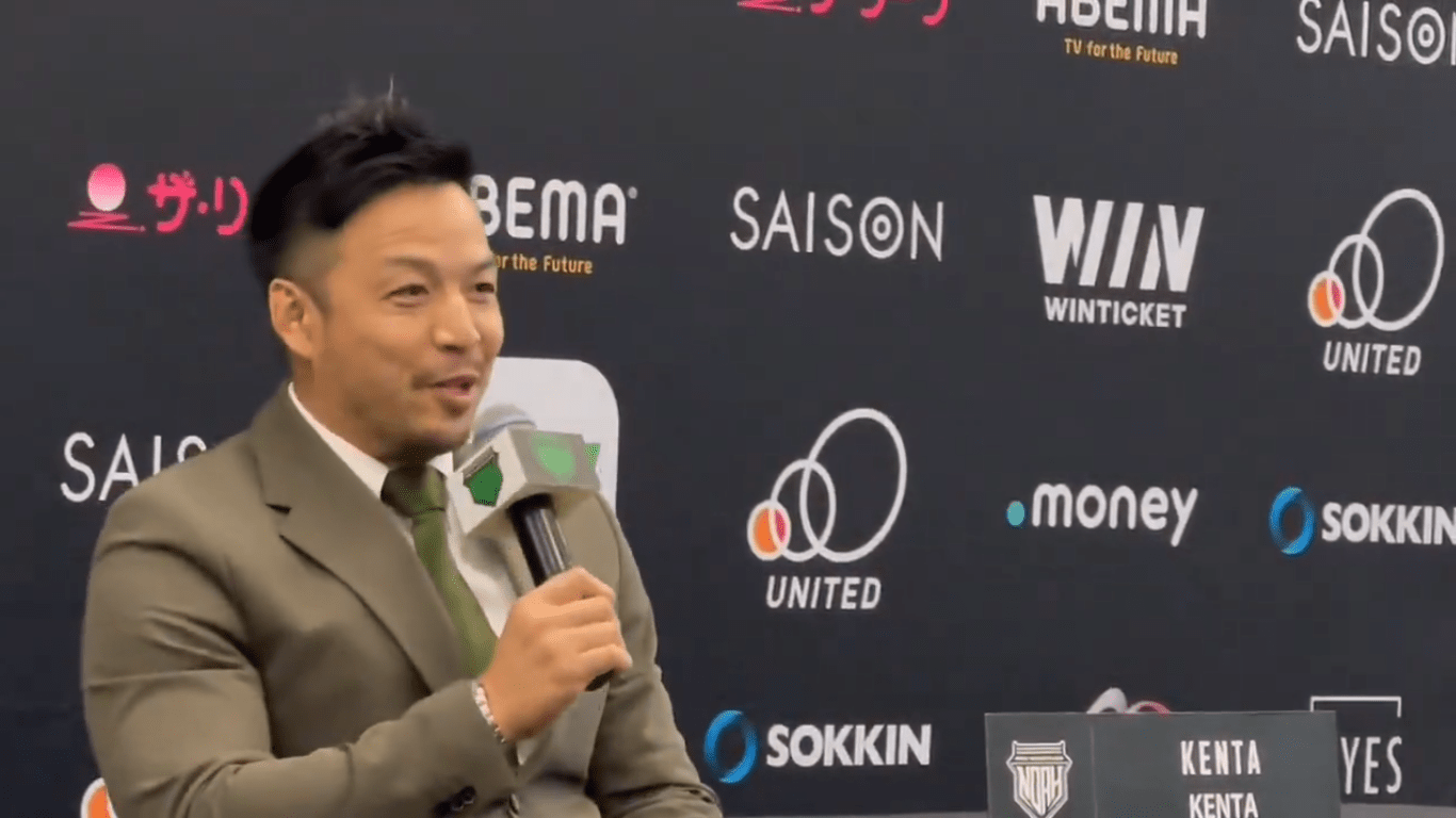 KENTA signs contract with Pro Wrestling NOAH