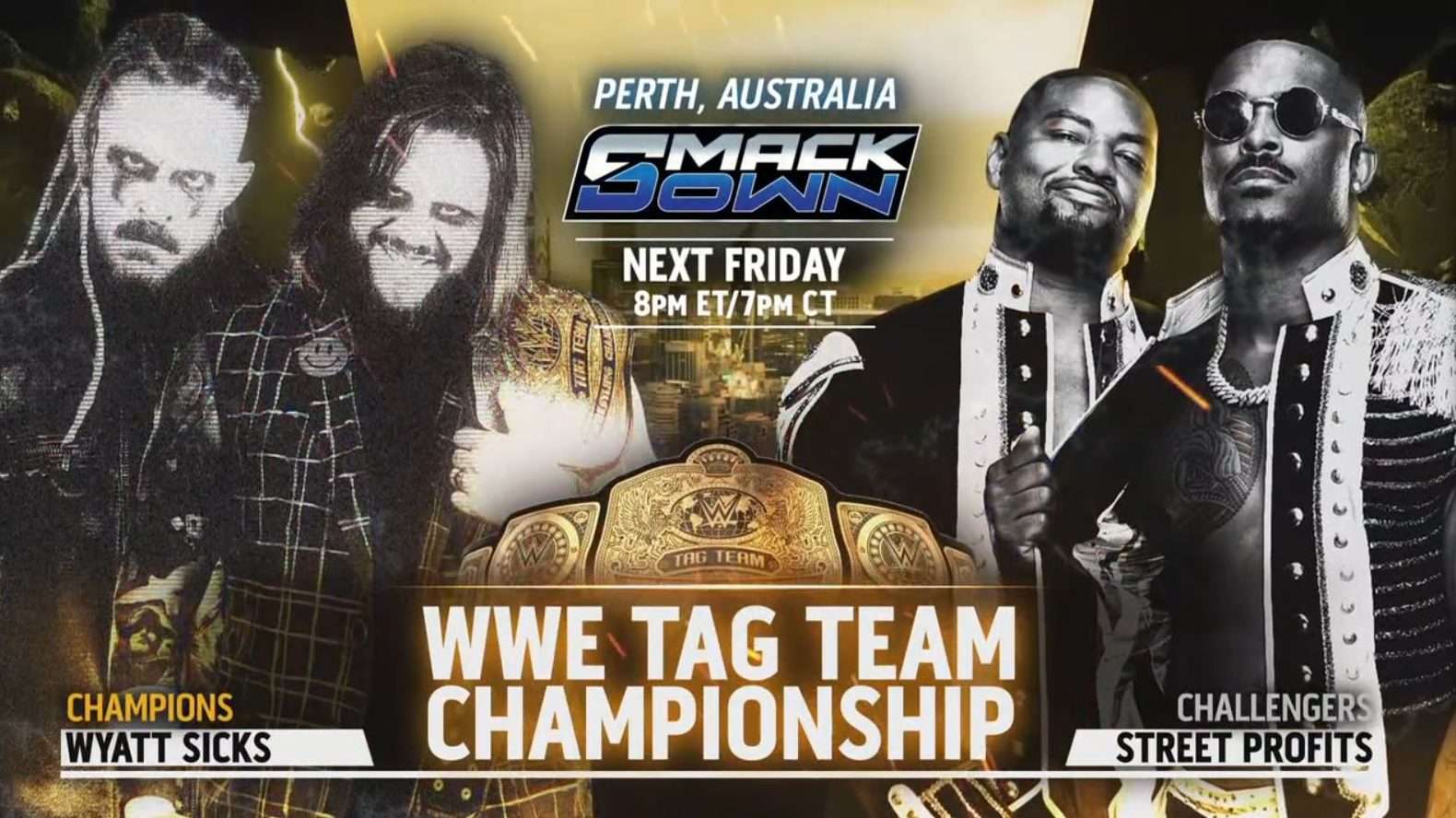 WWE Smackdown Perth matches announcement