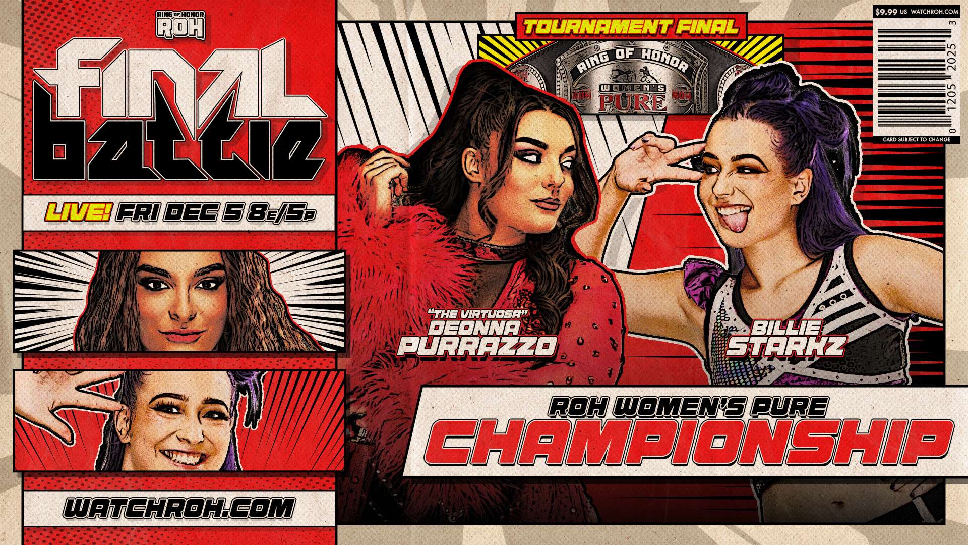 Billie Starkz to meet Deonna Purrazzo at ROH Final Battle