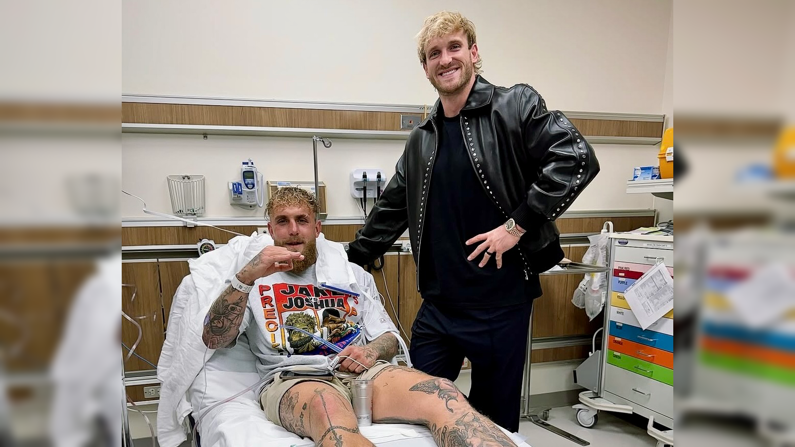 Jake Paul undergoes surgery for broken jaw, Logan Paul reacts to loss