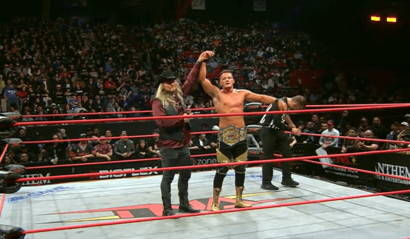 Channing Stacks Lorenzo wins TNA International Championship