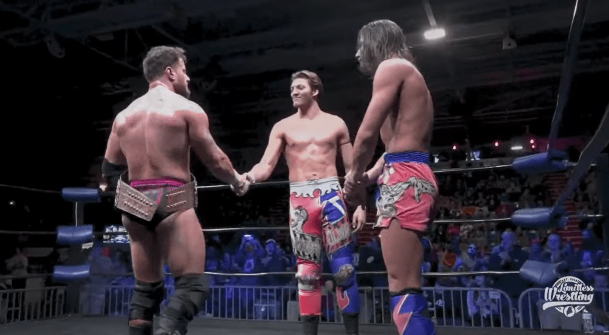 MJF welcomes Alec Price & Jordan Oliver to AEW