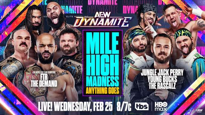 ‘Mile High Madness Anything Goes’ & Women’s Tag Title matches added to Dynamite