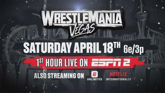 ESPN networks to air first hour of WrestleMania Nights 1 & 2