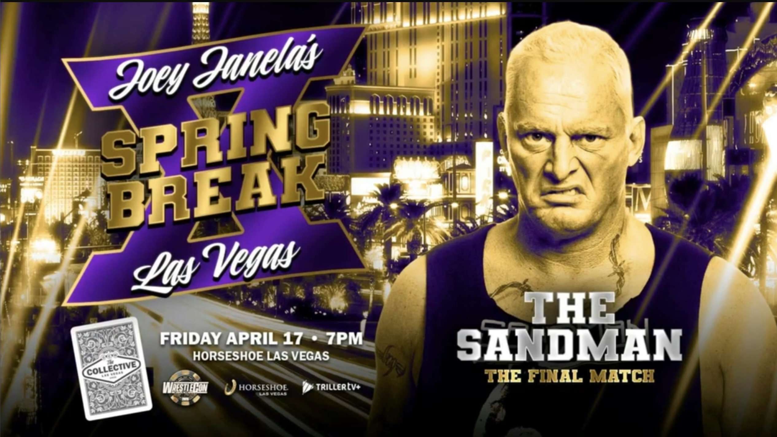 The Sandman to wrestle final match at Joey Janela’s Spring Break