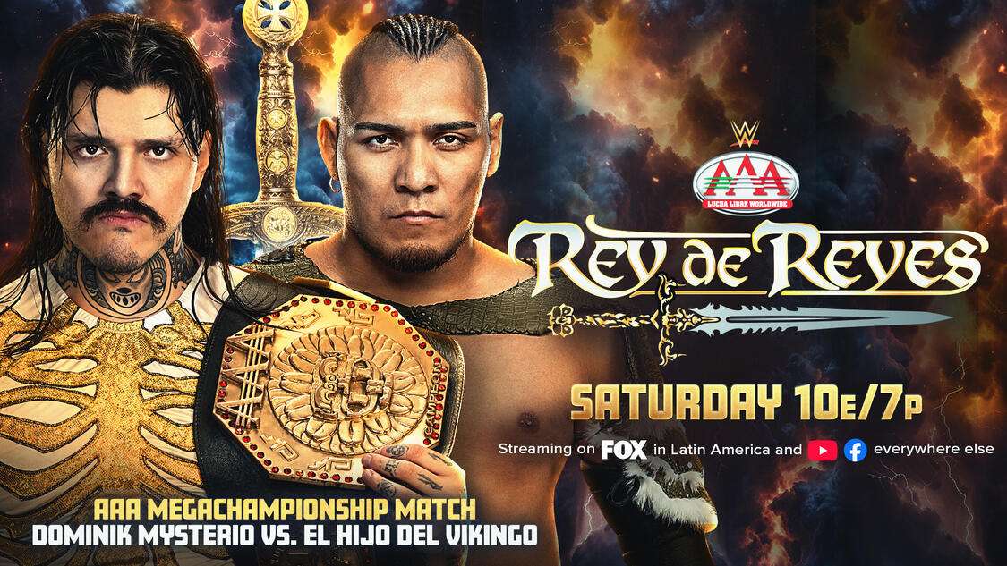 AAA Rey de Reyes 3/14 Results: Dominik Mysterio retains, El Grande Kaiser wins Rey de Reyes, Bayley appears